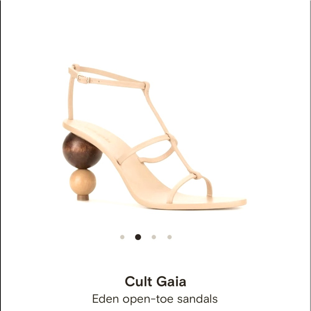 New, Cult Gaia, Eden Open-toe Sand Sandals, Size 7 US /37 EU/4 UK in box, Pretty